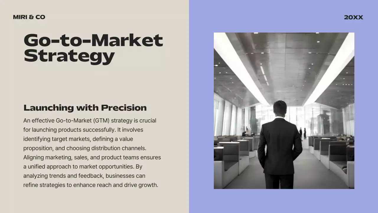 Blue Modern Business Plan Presentation