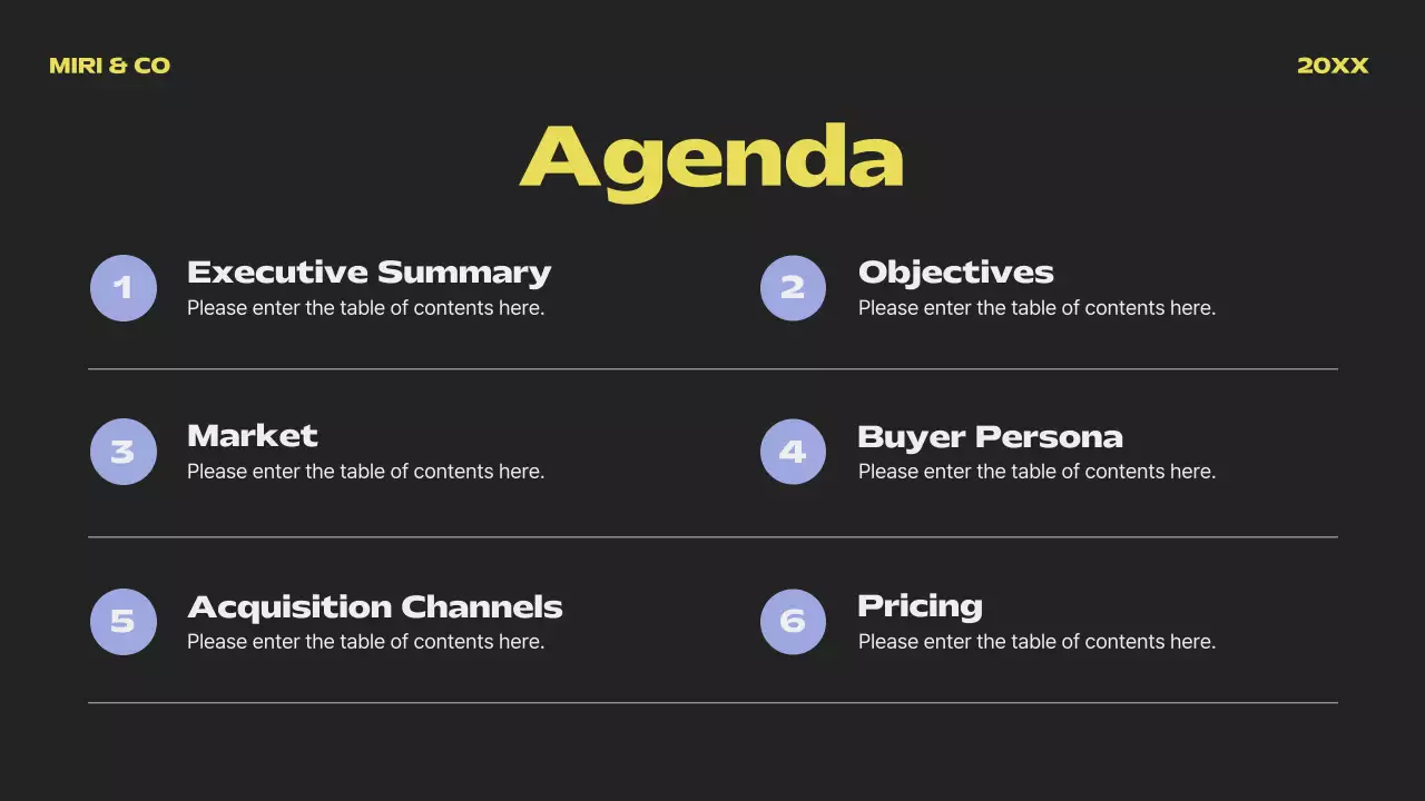 Blue Modern Business Plan Presentation