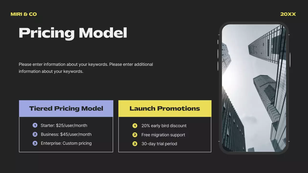 Blue Modern Business Plan Presentation