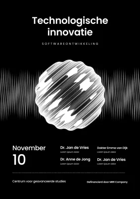 zwarte moderne technologie conferentie