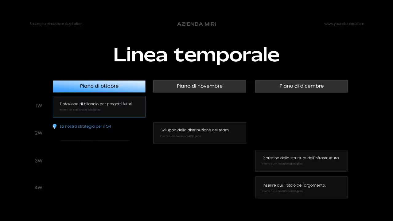 relazione aziendale moderna blu