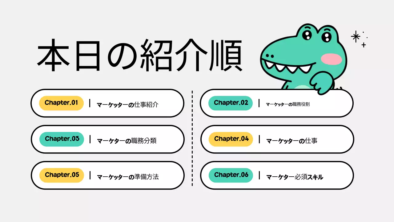 緑 面白い マーケティング 企画書 プレゼンテーション