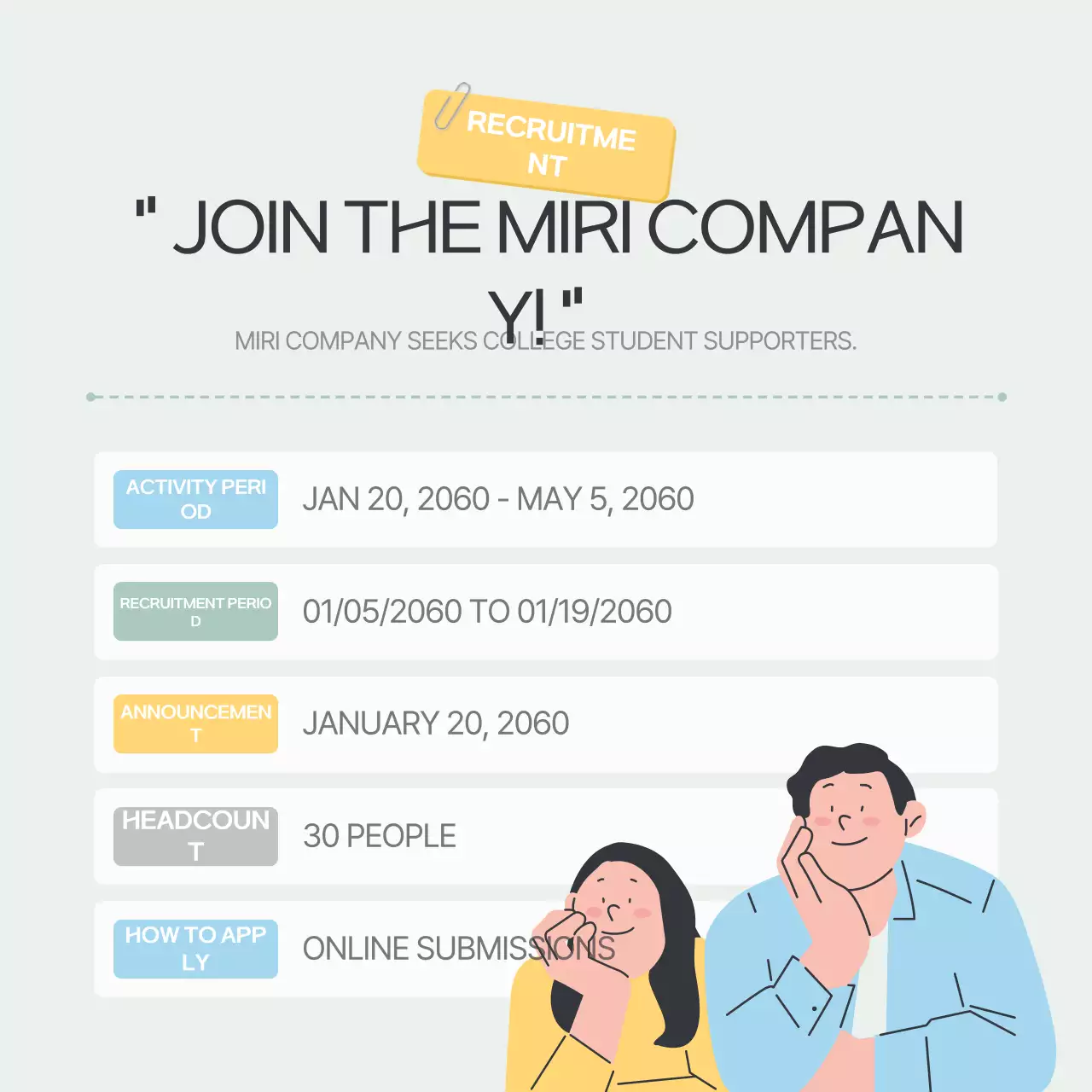 Beige Modern Student Recruitment Instagram Carousel