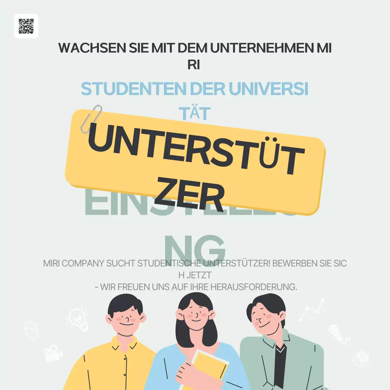 Förderung von Mint Neat Unterstützerwerbung