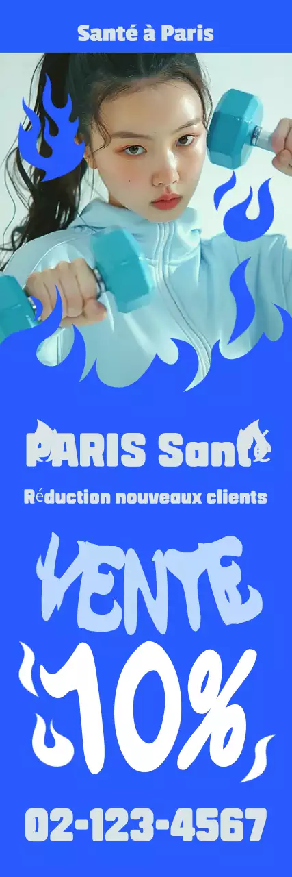 Blue Modern Fitness Discount