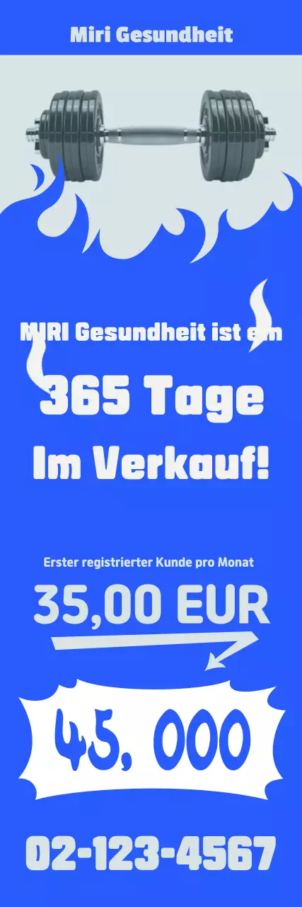 Blue Modern Fitness Rabatt