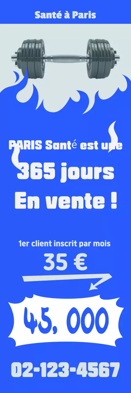 Blue Modern Fitness Discount