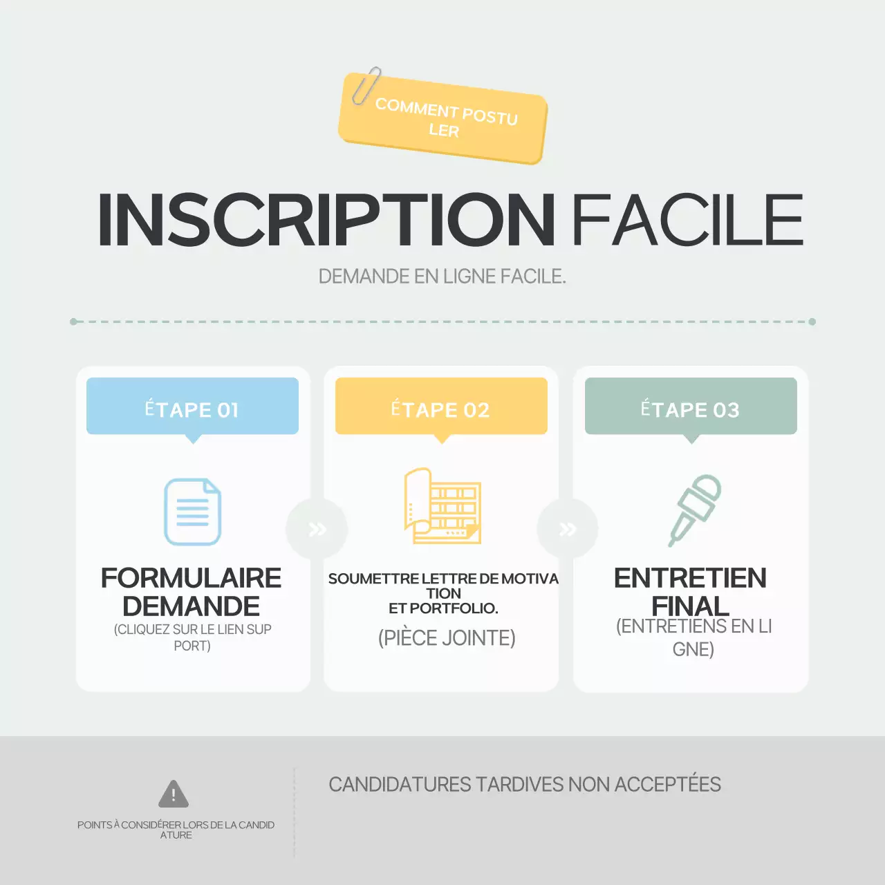 Promouvoir Mint Neat Recrutement de supporters