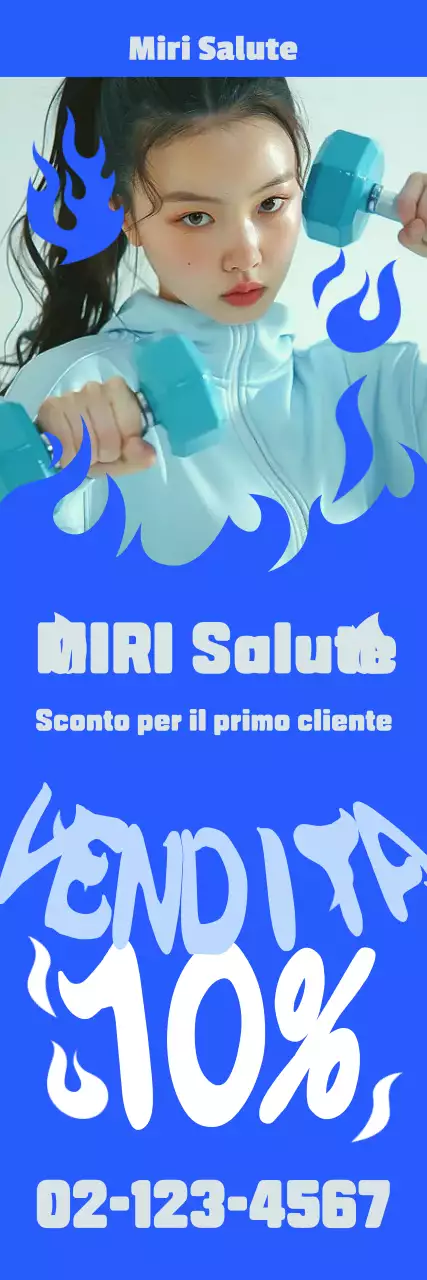 Sconto Blue Modern Fitness