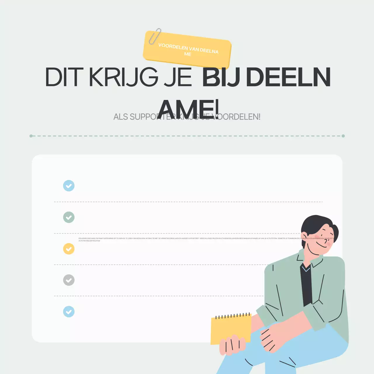 Promoot Mint Nette Supporterswerving