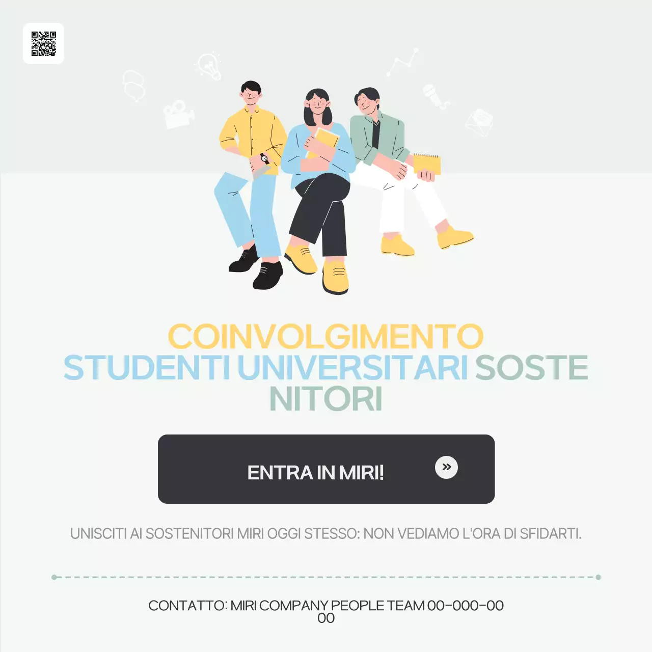 Promuovere il reclutamento dei sostenitori di Mint Neat