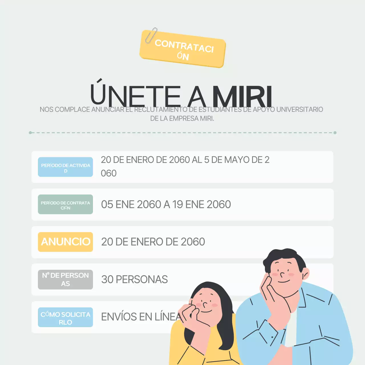 Promover Mint Neat Reclutamiento de simpatizantes