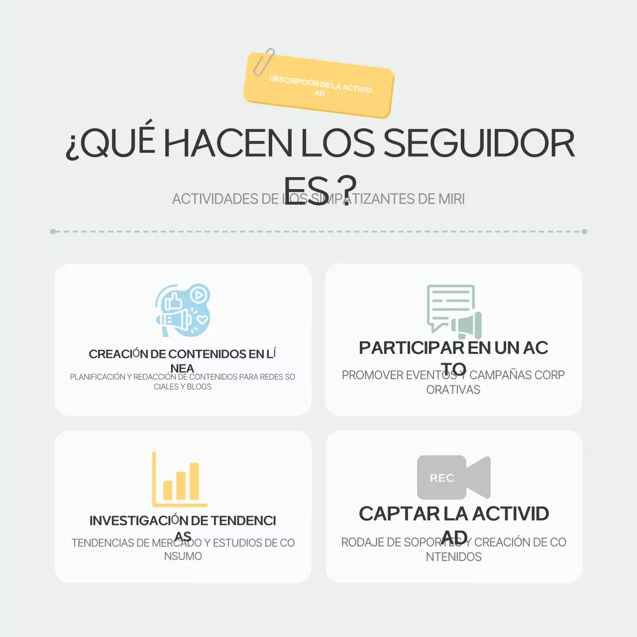 Promover Mint Neat Reclutamiento de simpatizantes