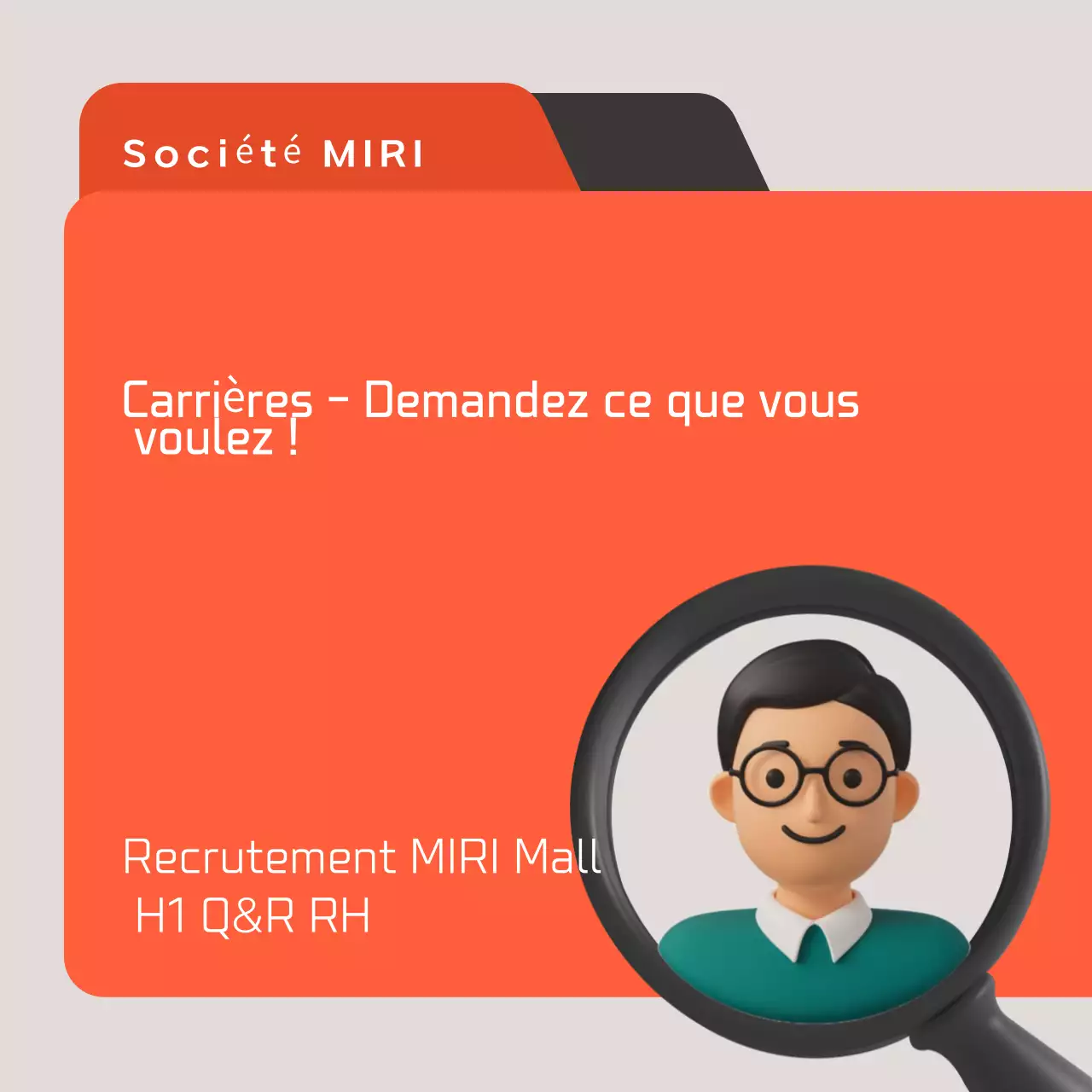 Orange Modern Recruitment