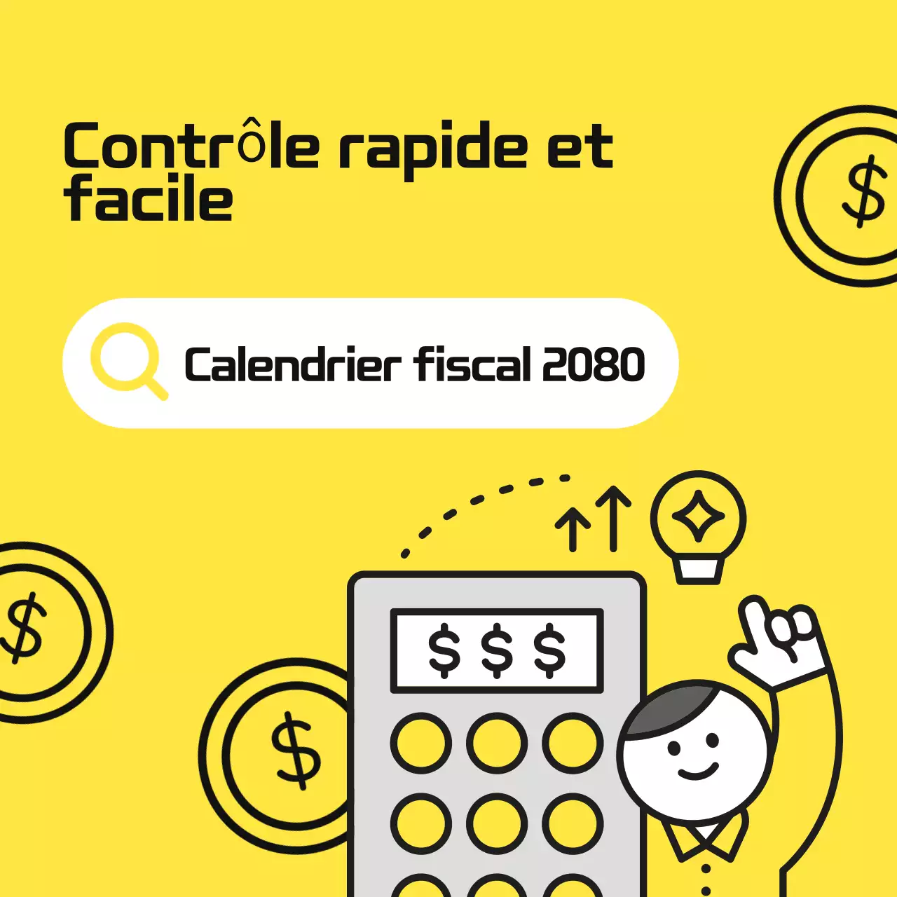 Yellow Simple Tax Schedule Guide