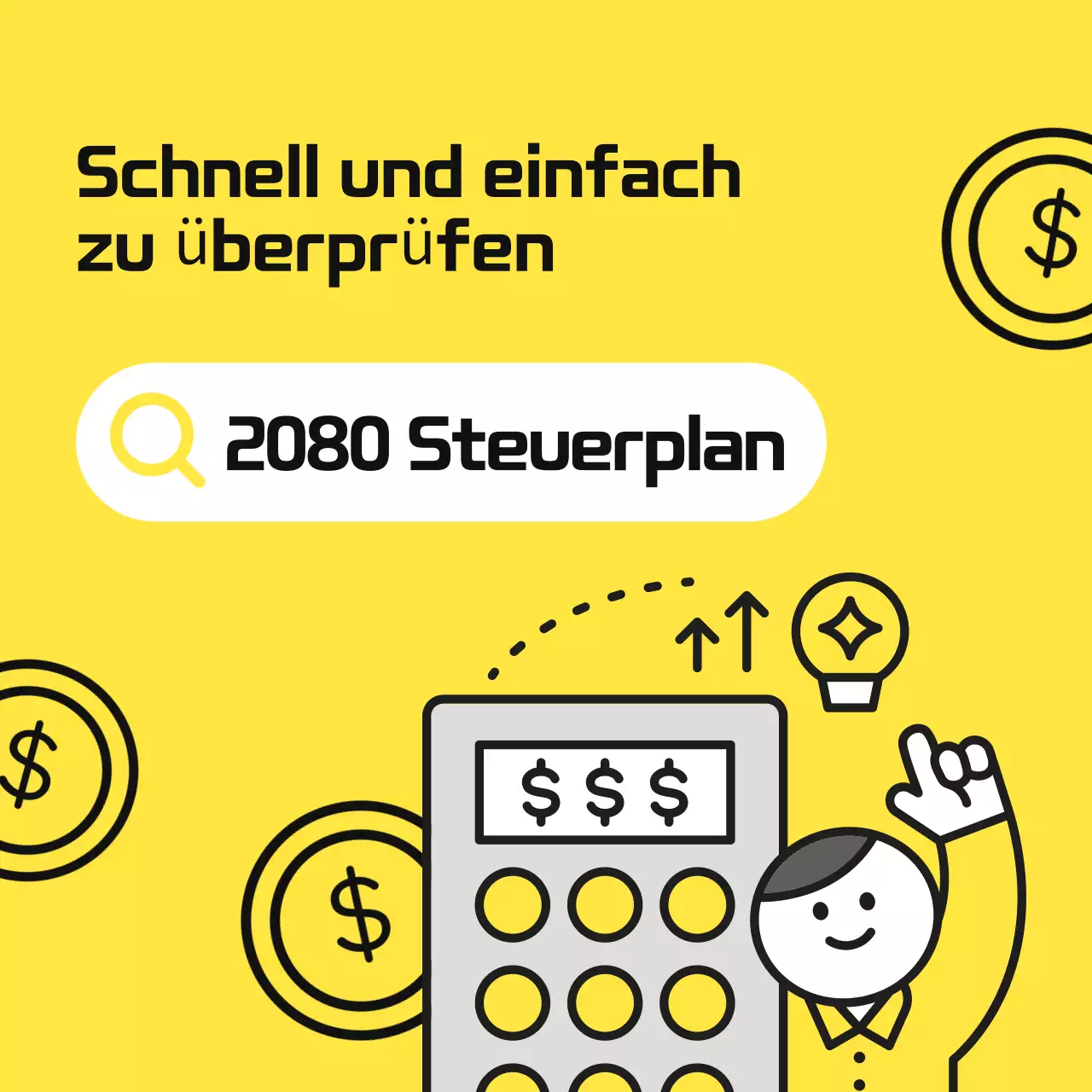 Yellow Simple Tax Schedule Leitfaden