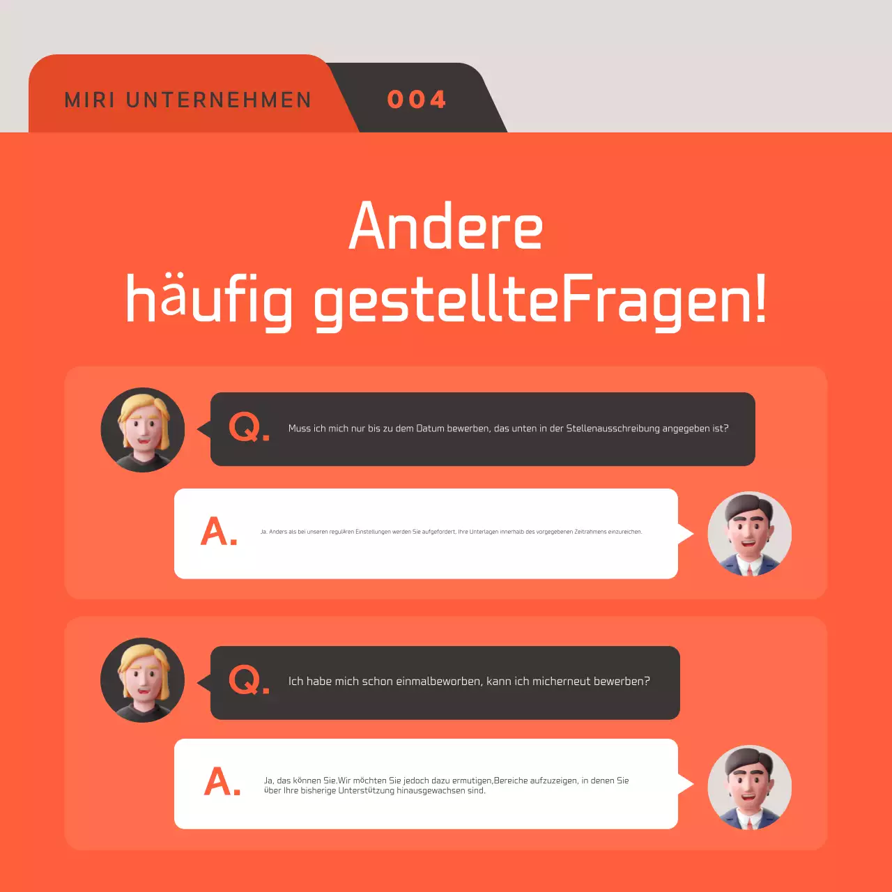 Orange Modern Recruitment