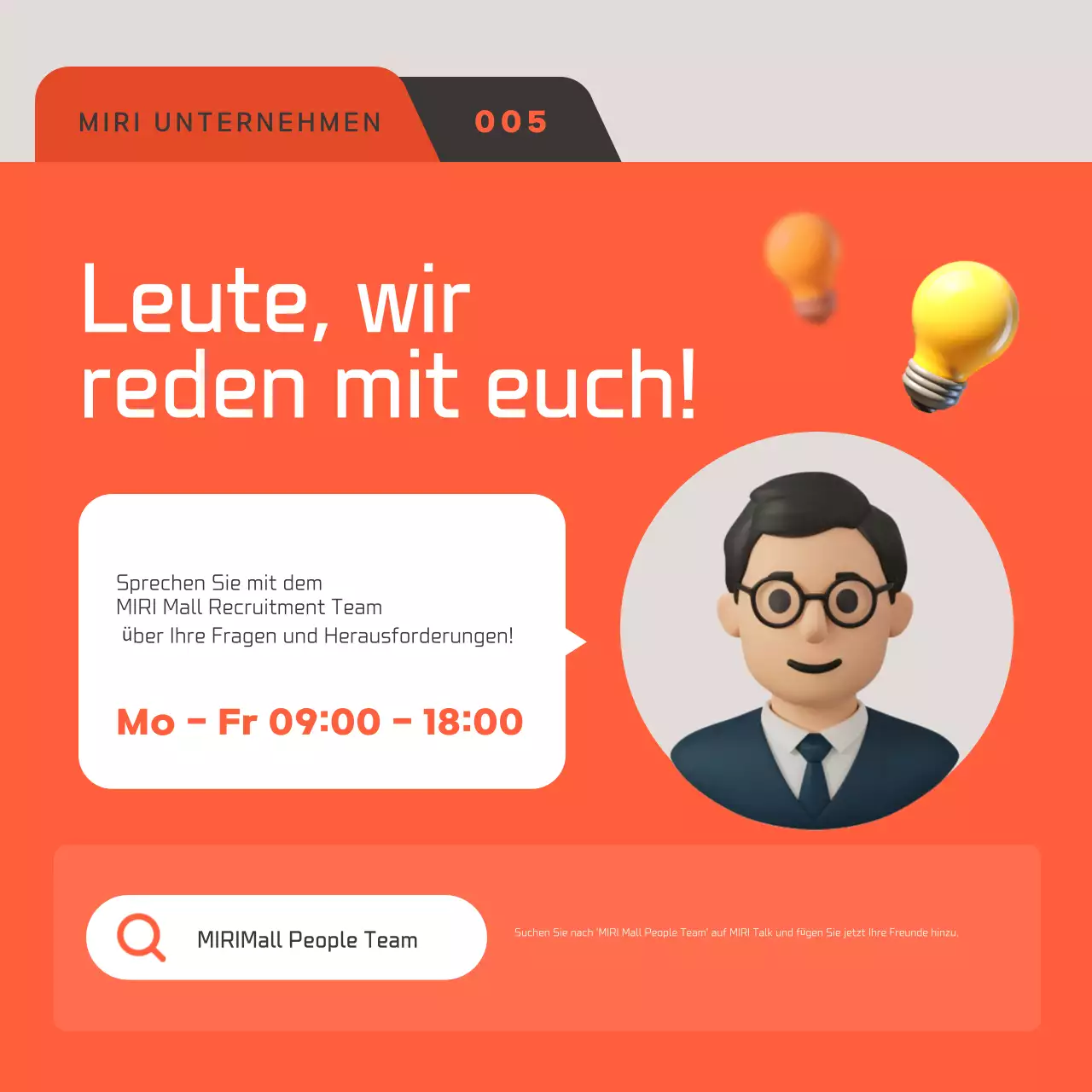 Orange Modern Recruitment