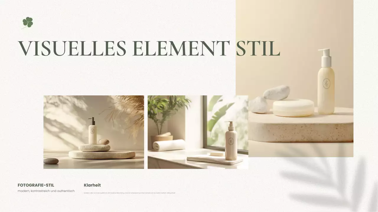 Minimalistischer Markenleitfaden von Sage