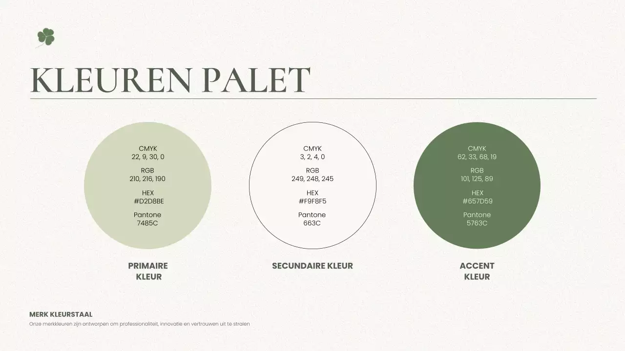 sage minimalistische merkrichtlijn