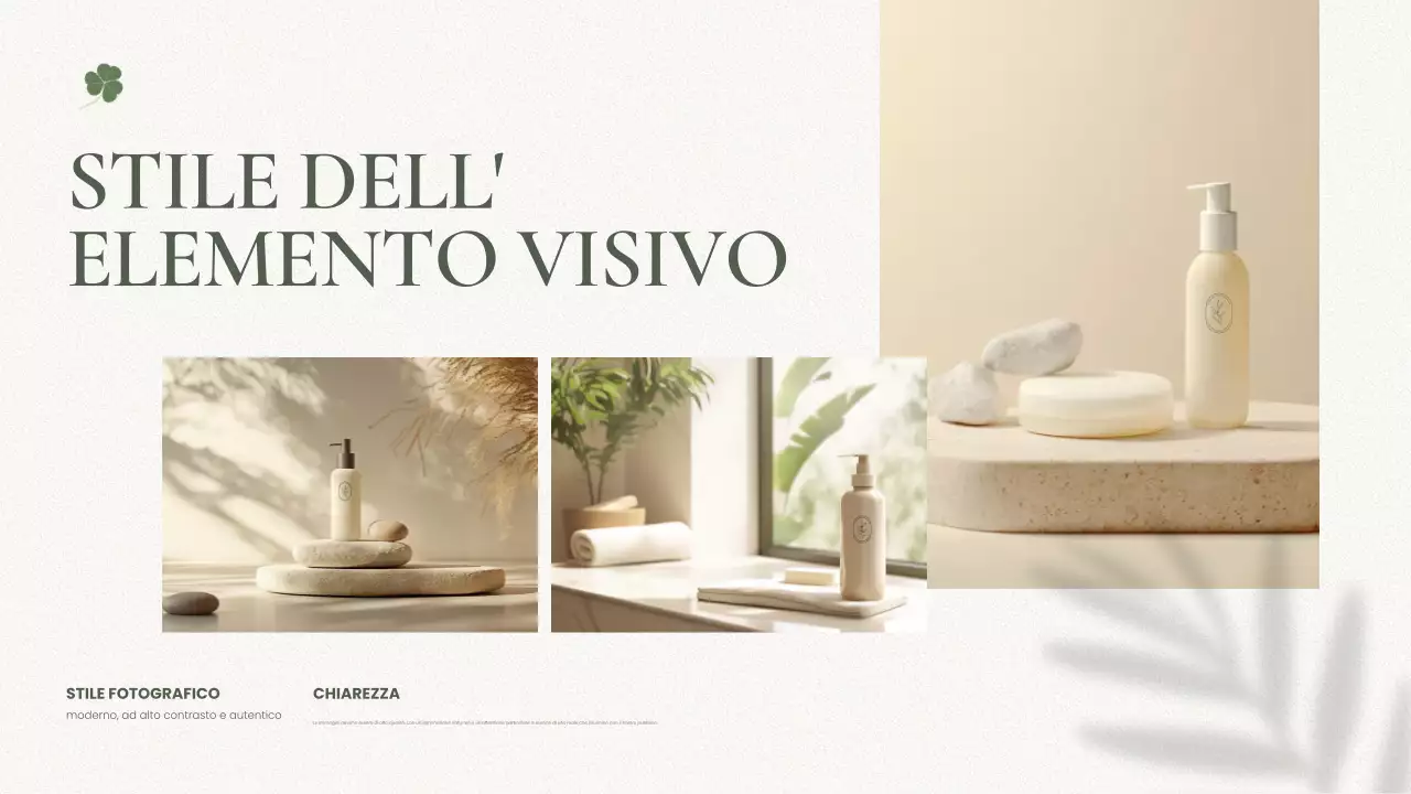 linea guida del marchio minimalista sage