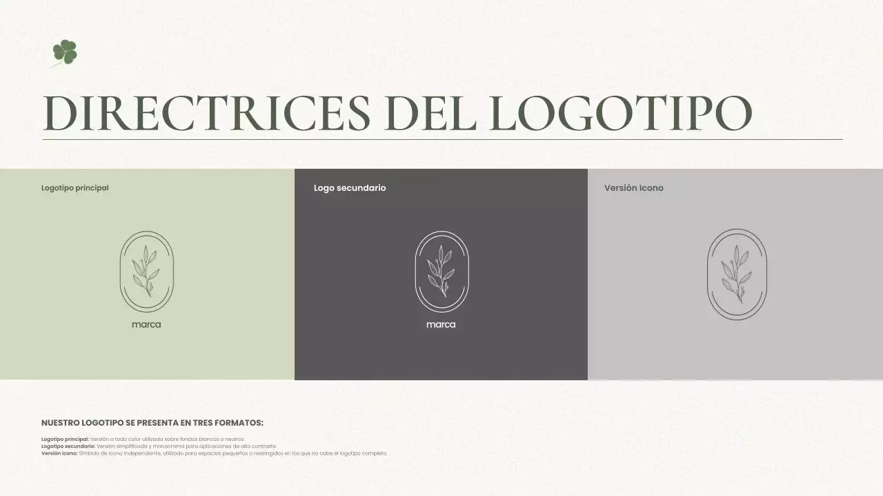 sage minimalist brand guideline