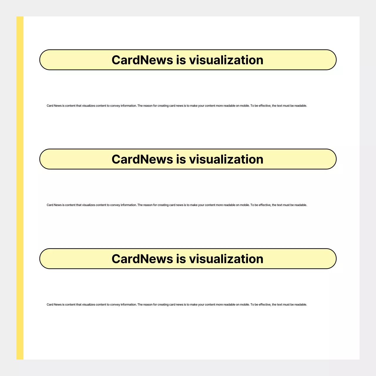 Yellow Minimalist News Announcement Instagram Carousel