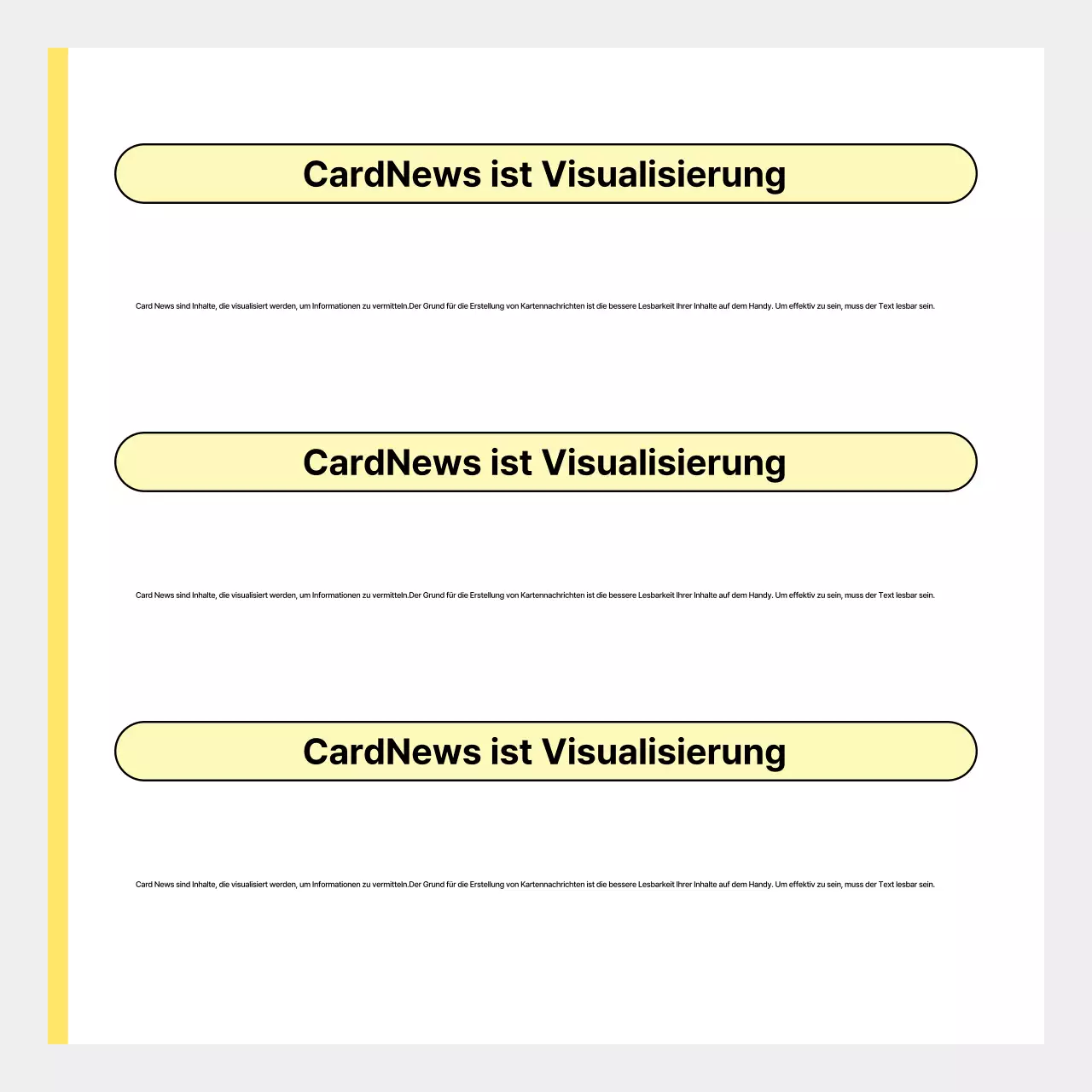 Yellow Simple News Anzeige