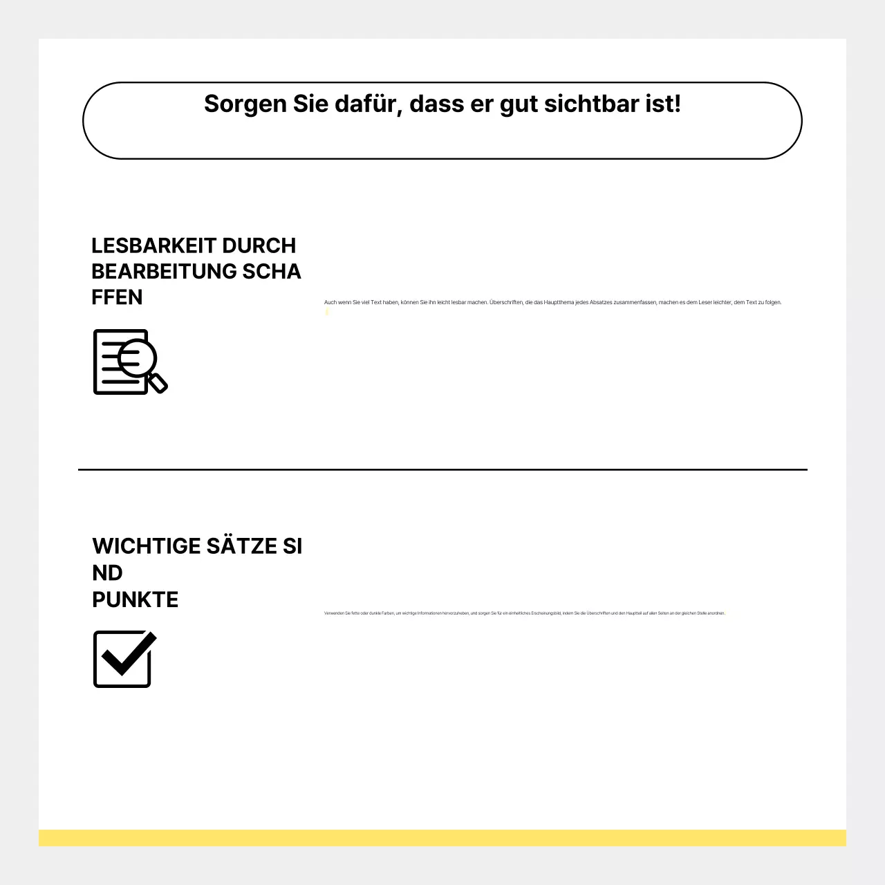 Yellow Simple News Anzeige