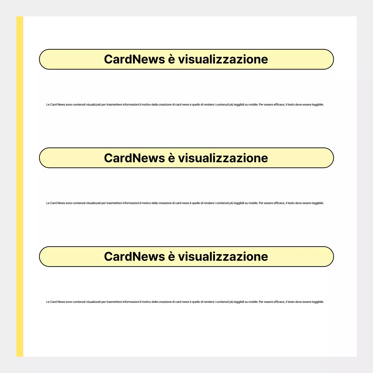 Giallo Semplice annuncio di notizie