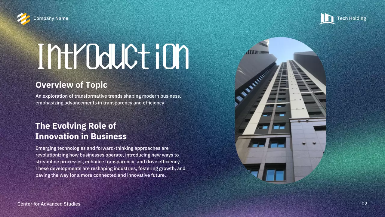 Blue Modern Business Presentation