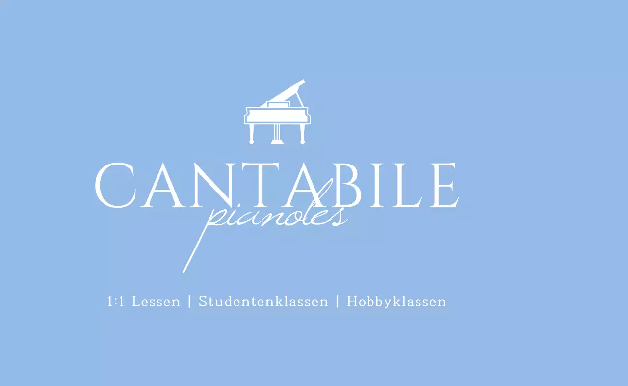 Lichtblauw schoon muziekonderwijs