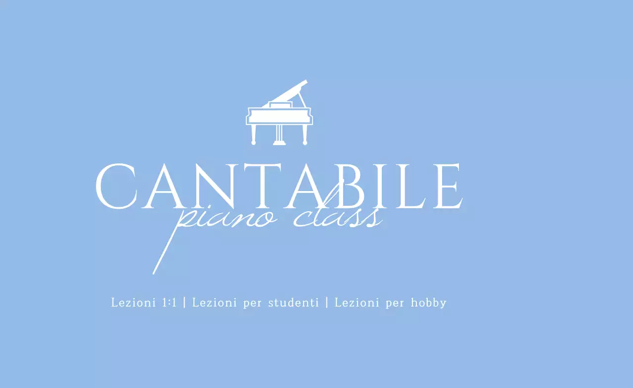 Azzurro pulito educazione musicale