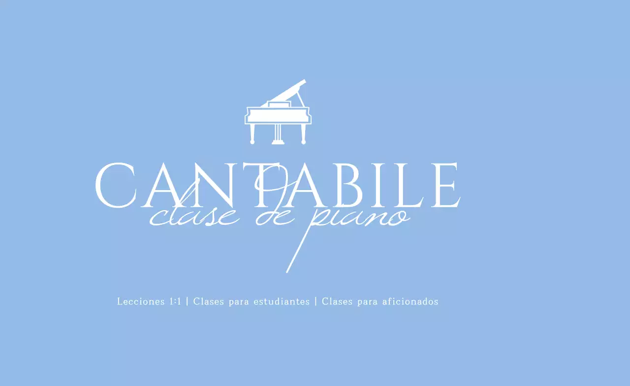 Azul claro educación musical limpia