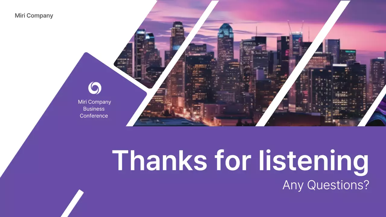 Purple Professional Business Presentation