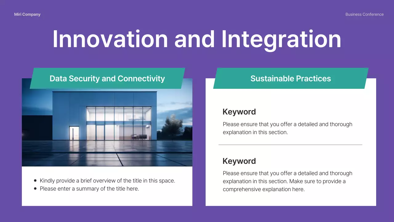 Purple Professional Business Presentation