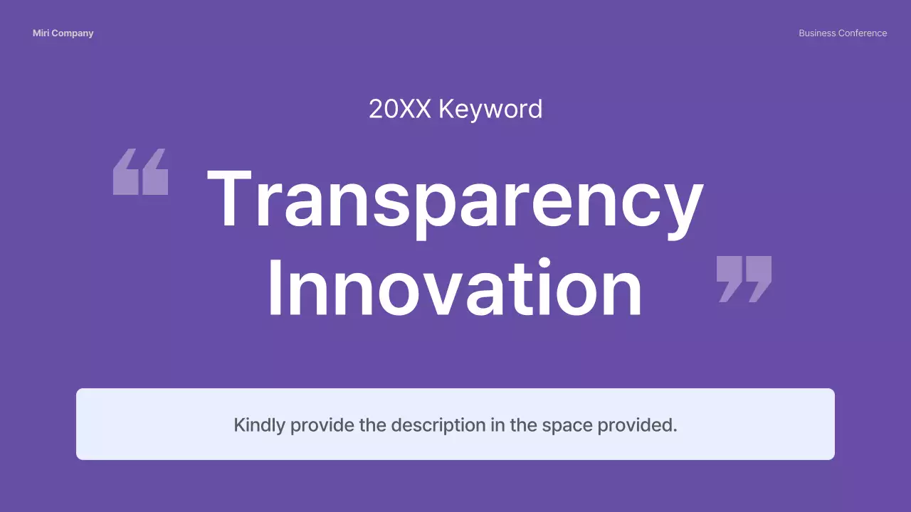 Purple Professional Business Presentation