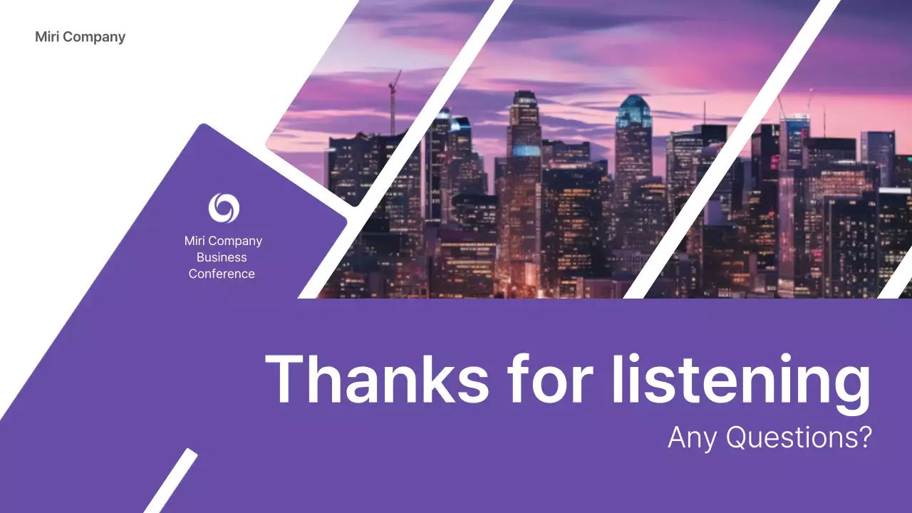 Purple Professional Business Presentation