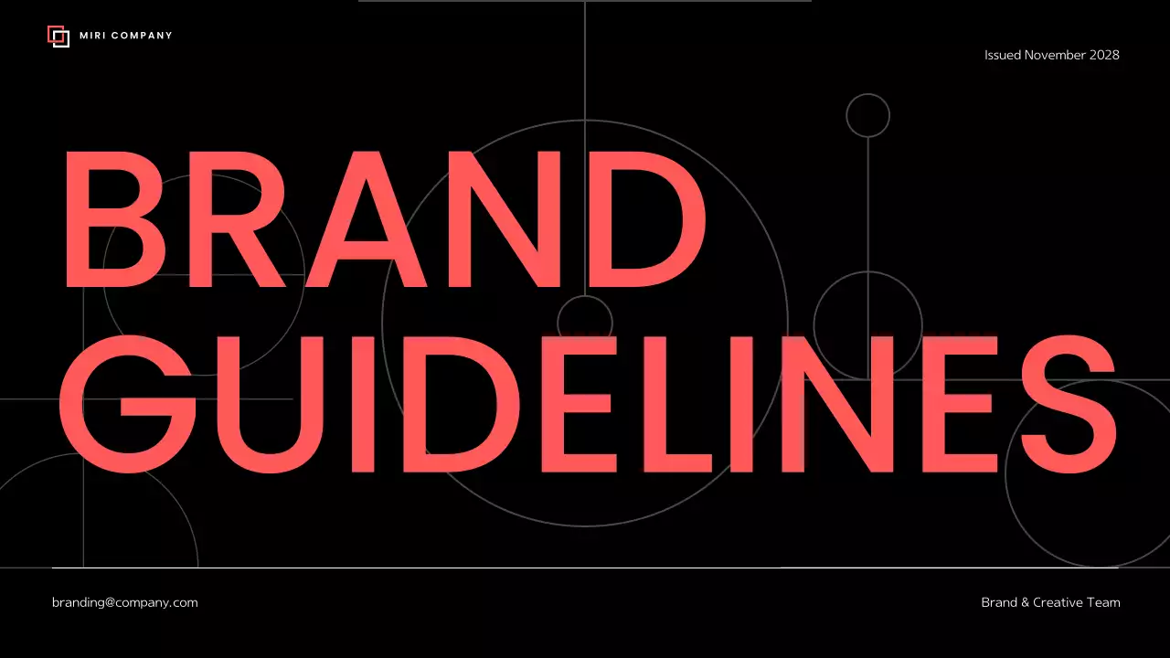 Red Modern Brand Guideline Presentation