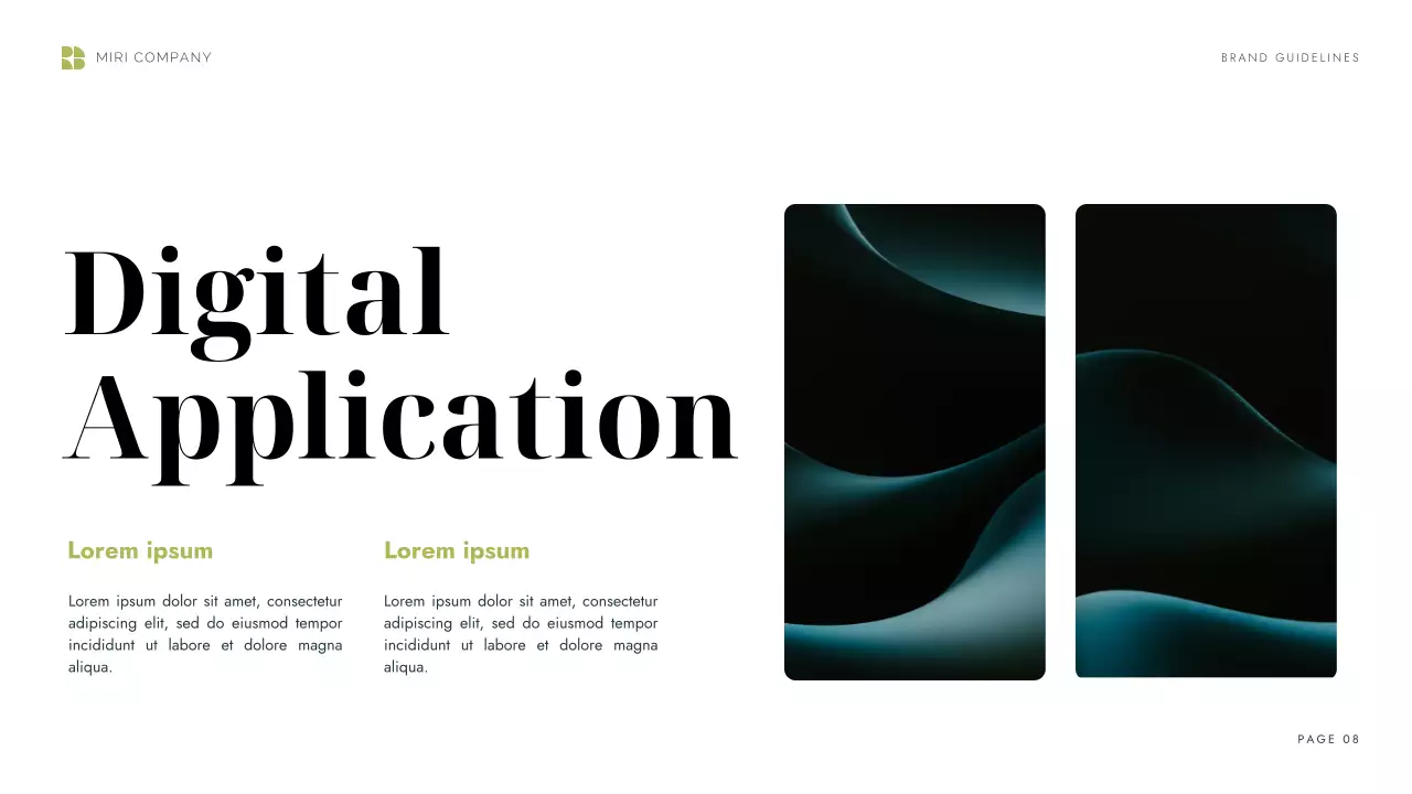 Green Professional Brand Guideline Presentation