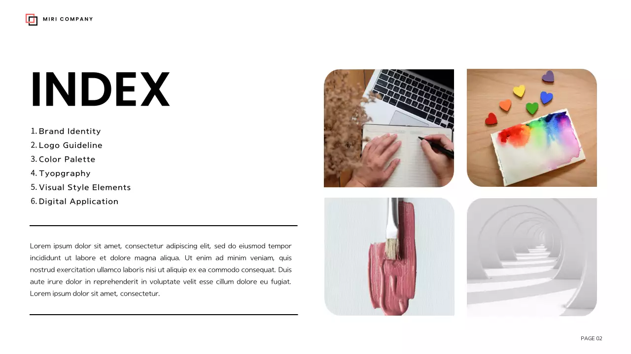 Red Modern Brand Guideline Presentation