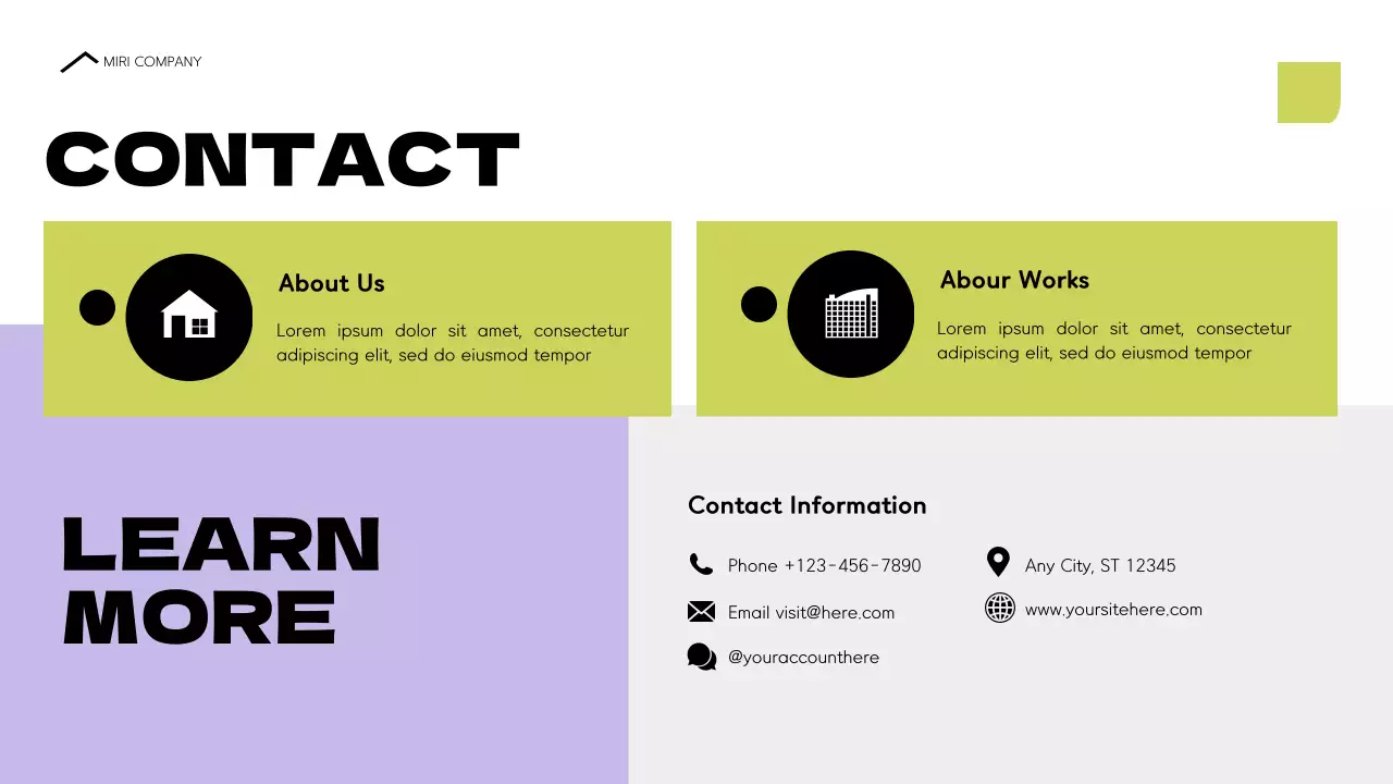 Black Modern Architecture Portfolio Presentation