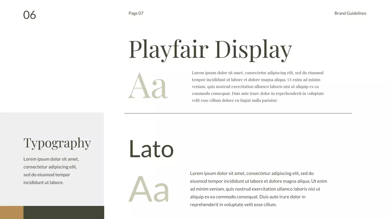 Beige Modern Brand Guideline Presentation