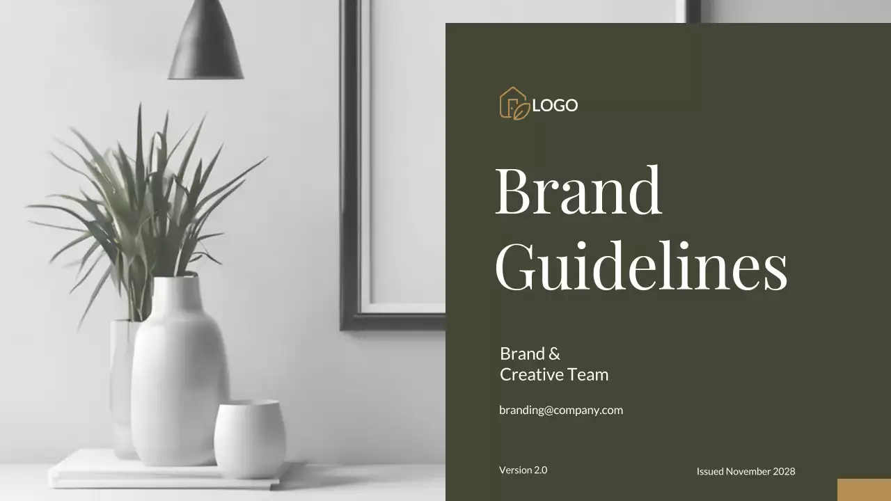 Beige Modern Brand Guideline Presentation