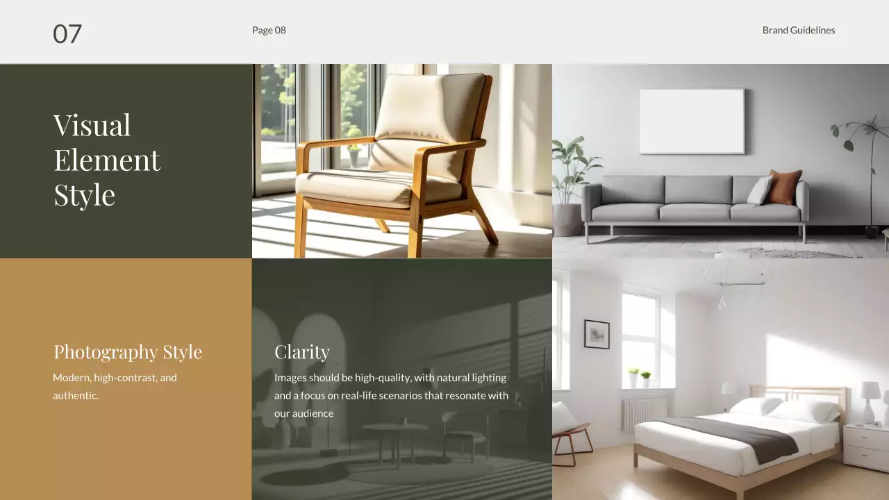 Beige Modern Brand Guideline Presentation