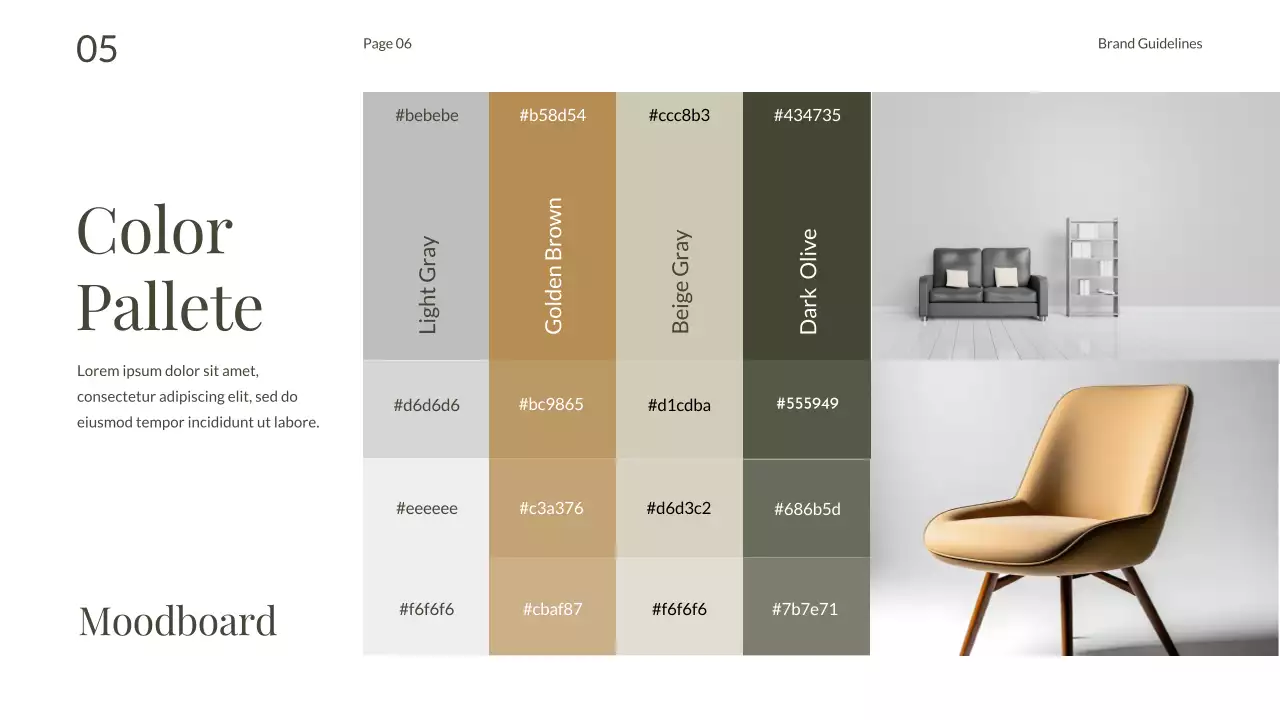 Beige Modern Brand Guideline Presentation