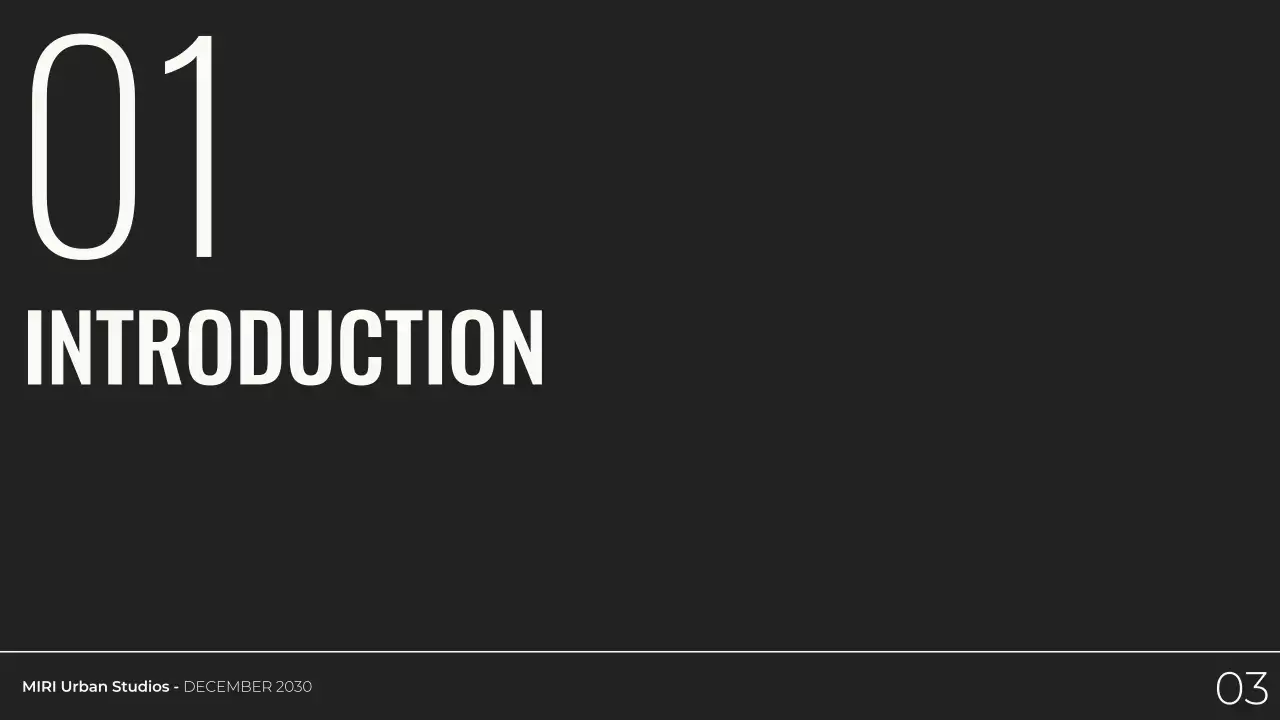 Black Modern Architecture Portfolio Presentation