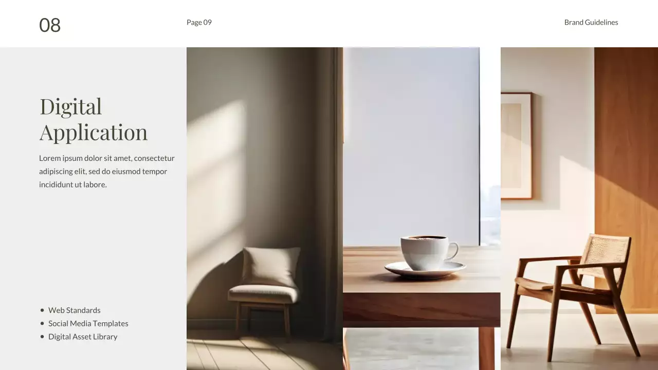 Beige Modern Brand Guideline Presentation