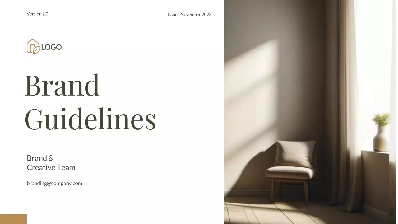 Beige Modern Brand Guideline Presentation