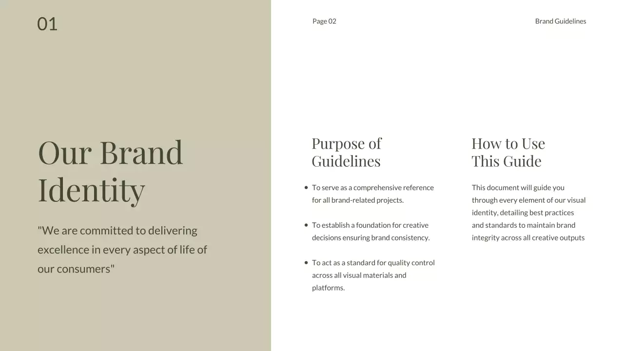 Beige Modern Brand Guideline Presentation
